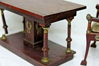 CHARMING OLD DOLLS HOUSE FURNITURE - REGENCY STYLE - RESTORATION PROJECTS - RARE 7