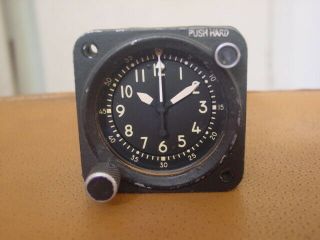 Vintage Waltham Aircraft Clock / Chronograph.  Abu 11/a.  8 Day Clock
