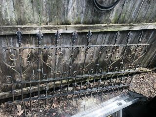 antique iron fence 2