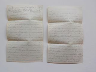 Civil War Letter Sharpshooter Drove Into Corner Mcclellan Strategic Movement Vtg