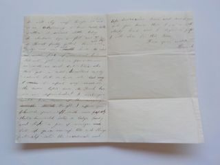 Civil War Letter 1864 To Bad Rebels Could Not Get Home Again VTG Austinburg Ohio 2