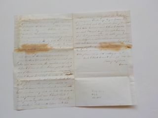 Civil War Letter 1864 Glad Not In The Battle Antique 1 Paper VTG Austinburg Ohio 2