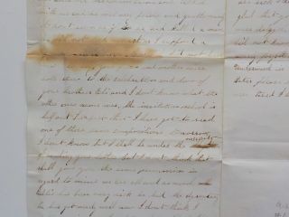 Civil War Letter 1864 Glad Not In The Battle Antique 1 Paper VTG Austinburg Ohio 3