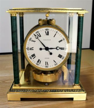 Vintage Jaeger Lecoultre Atmos Clock Vendome Breguet Hands