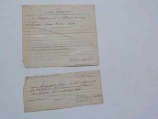Civil War Document 1863 11th Illinois Cavalry Picket Rope Bridgeport Mississippi