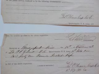 Civil War Document 1863 11th Illinois Cavalry Picket Rope Bridgeport Mississippi 2