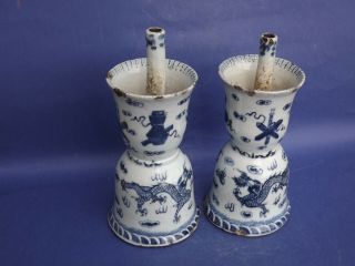 Chinese Porcelain Incense Stick Holders 5