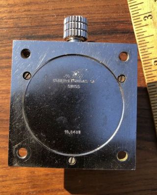 Vintage Heuer Monte Carlo Mountable Dash Timer Gauge Stopwatch Clock Swiss 2