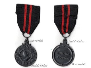 Finland Ww2 Winter War Commemorative Military Medal 1939 1940 Finnish Decoration