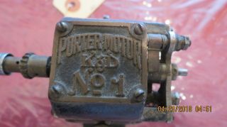 Porter K & D No.  1 Motor Antique,  Collectible [ Scientific,  Hobby,  Erector ] 7