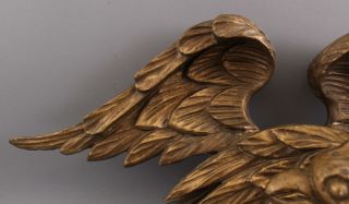 Circa - 1820s Antique Federal Period,  23in Folk Art Carved Wood American Eagle NR 7