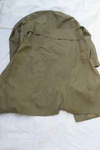 WW2 US Army issue Rain coat and denium laundry bag 6