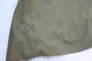 WW2 US Army issue Rain coat and denium laundry bag 7