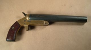 WWI Antique Remington Mark III U.  S.  N.  Signal Flare Pistol Gun Launcher 2