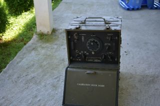 Ww2 Wwii Us Military Radio Signal Corps Frequency Meter Vintage
