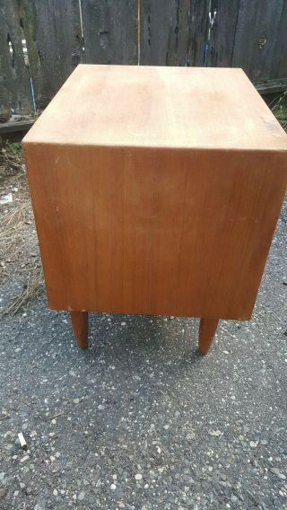 Danish Modern Teak Night Stand/end Table by Falster Mid Century 3