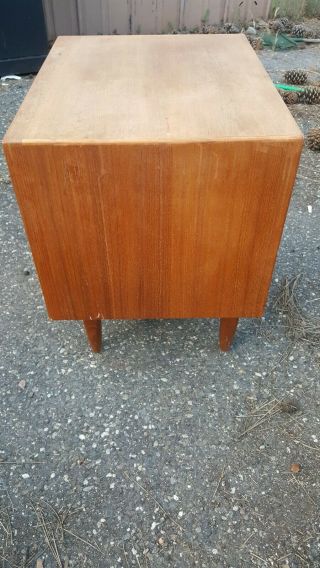 Danish Modern Teak Night Stand/end Table by Falster Mid Century 4
