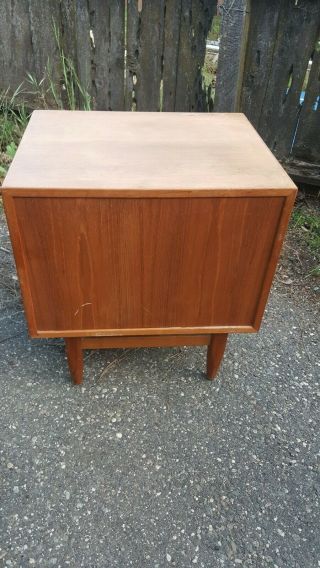 Danish Modern Teak Night Stand/end Table by Falster Mid Century 5