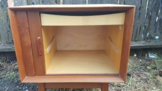 Danish Modern Teak Night Stand/end Table by Falster Mid Century 6