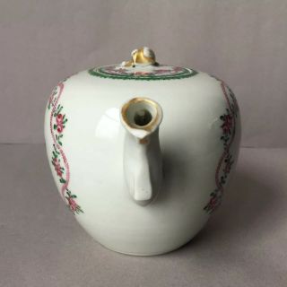 Antique 18th C Chinese Export Porcelain Teapot Qing 4