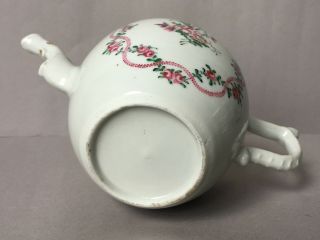 Antique 18th C Chinese Export Porcelain Teapot Qing 6
