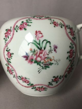 Antique 18th C Chinese Export Porcelain Teapot Qing 8