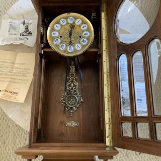 Gazo Wall Clock San Marcos With Reuge Music Box Vintage And Rare 2