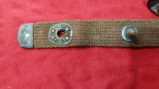 M1 Carbine Sling with Brass tip ends and snap WW2 Korean war 3