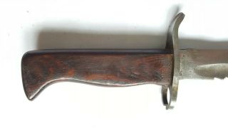 WWI German S98/05 Mauser Sawback Butcher Ersatz Bayonet 3