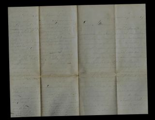 32nd York Infantry Civil War Letter - Written Aboard Union Navy Steamship