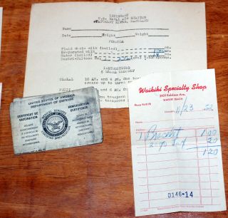 KOREAN WAR PAPER DOCUMENTS PEARL HARBOR PHOTOS NEGATIVES TELEGRAM NIMROD LIGHTER 4