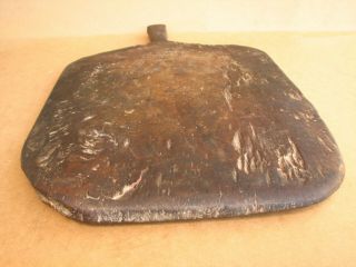 Antique Primitive Wooden Bread Shovel Scoop Board Dough Plate Rustic 19th 5
