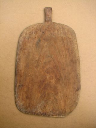 Antique Primitive Wooden Bread Shovel Scoop Board Dough Plate Rustic Very Big