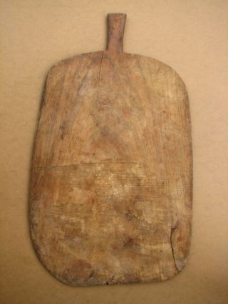 Antique Primitive Wooden Bread Shovel Scoop Board Dough Plate Rustic Very Big 2