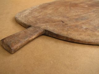 Antique Primitive Wooden Bread Shovel Scoop Board Dough Plate Rustic Very Big 4