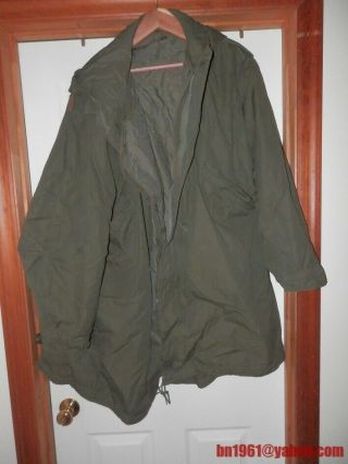 M - 1951 Parka With Liner Medium Dated 1951