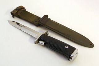 Vintage Us Military Knife Bayonet J&d Tool Co U.  S.  M5 - 1 And M8a1 Scabbard Set