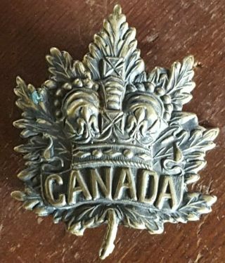Canada Boer War Cap Badge & Ladysmith Montreal Star Souvenir Generals Pinback
