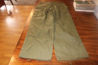 NOS deadstock 70s USGI unissued M1951 M - 1951 field pants trousers sz medium M R 3