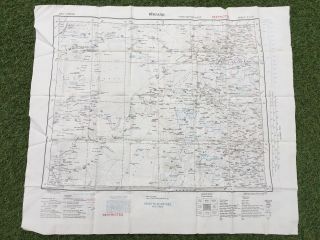 Cold War Issue 1950s British Raf Sas Kerman Birjand Silk Escape Map