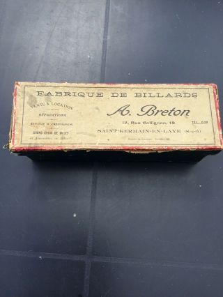 Antique French Ivory? Billiard Balls Pre 1947