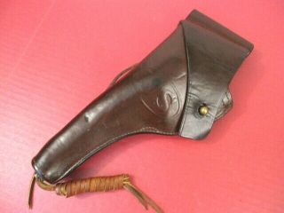 Wwi Us Army M1909 Leather Holster For Colt & S&w M1917 Revolver - G&k 1917 A.  G.  2