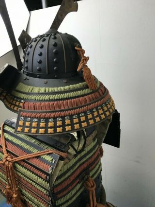 The Kabuto and Armor Full Set Japanese Traditional SAMURAI,  Noble Family 12