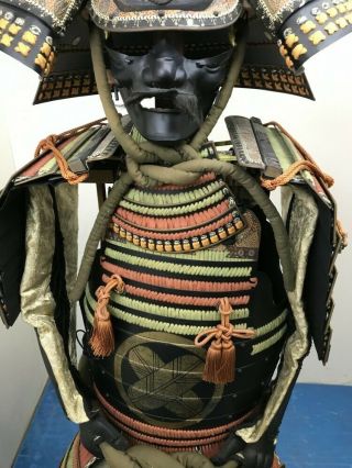 The Kabuto and Armor Full Set Japanese Traditional SAMURAI,  Noble Family 4