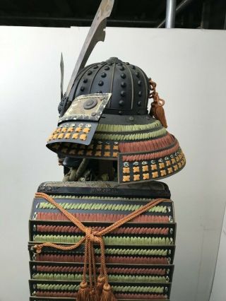 The Kabuto and Armor Full Set Japanese Traditional SAMURAI,  Noble Family 6