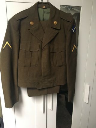 Us Army Vintage Ike Jacket And Pants In