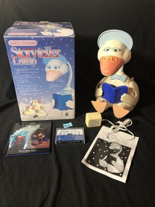 Vintage Mother Goose Story Teller Lamp/light/cassette Player