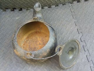 Antique Vintage Cast Iron Phillips & Buttorff Tea Pot Kettle Spout Teapot 10