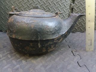 Antique Vintage Cast Iron Phillips & Buttorff Tea Pot Kettle Spout Teapot 7