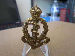 1950 British Army Royal Army Medical Corps Officers Kk1007 Cap Badge 1845